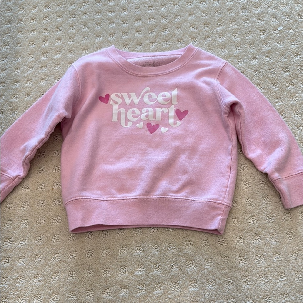 Wink Blush Pink Cozy Sweatshirt